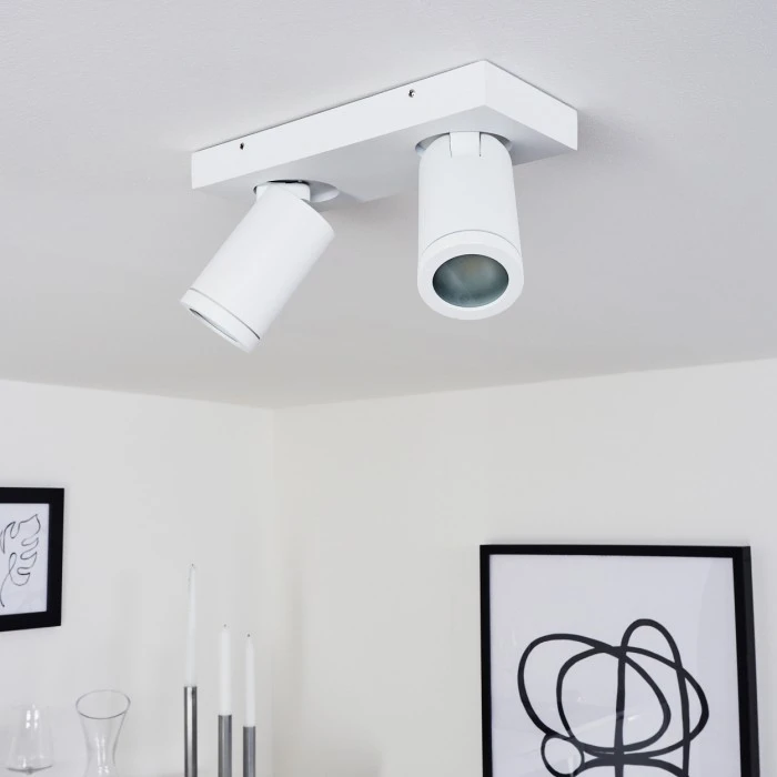 Hofstein Hakamken Deckenleuchte Weiß, 2-flammig 10 Hofstein Hakamken Deckenleuchte Weiß, 2-flammig – Bild 10