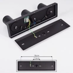 Hofstein Hakamken Deckenleuchte Schwarz, 3-flammig 14 Hofstein Hakamken Deckenleuchte Schwarz, 3-flammig -Bürolampen Verkäufe hakamken deckenleuchte h3438053 4