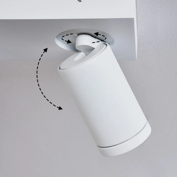 Hofstein Hakamken Deckenleuchte Weiß, 3-flammig 6 Hofstein Hakamken Deckenleuchte Weiß, 3-flammig – Bild 6