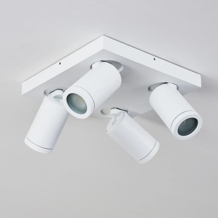 Hofstein Hakamken Deckenleuchte Weiß, 4-flammig 8 Hofstein Hakamken Deckenleuchte Weiß, 4-flammig – Bild 8