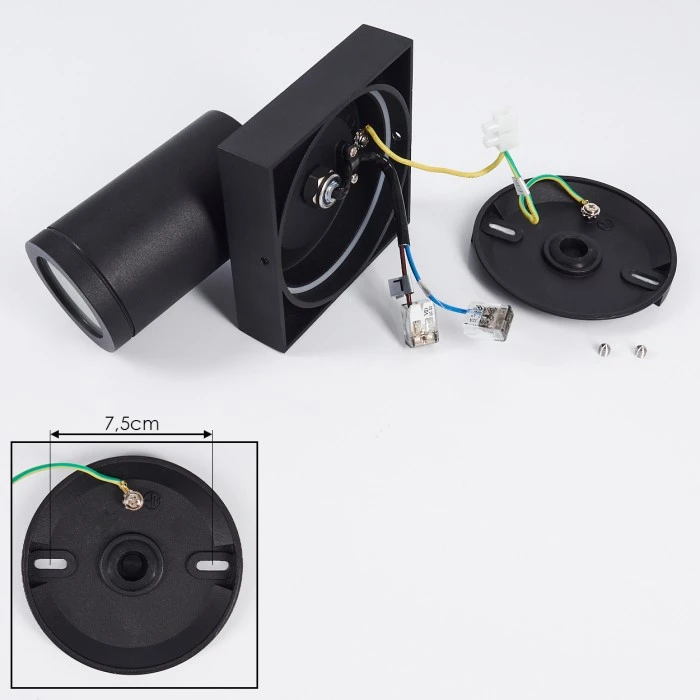 Hofstein Hakamken Deckenleuchte Schwarz, 1-flammig 5 Hofstein Hakamken Deckenleuchte Schwarz, 1-flammig – Bild 5