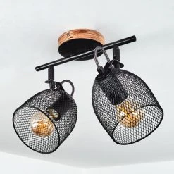 Hofstein Hakvaag Deckenleuchte Schwarz, Holz dunkel, 2-flammig 20 Hofstein Hakvaag Deckenleuchte Schwarz, Holz dunkel, 2-flammig -Bürolampen Verkäufe hakvaag deckenleuchte h3433799 7