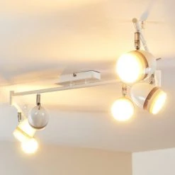 Hofstein Hamburg Deckenspot LED Weiß, 6-flammig 41 Hofstein Hamburg Deckenspot LED Weiß, 6-flammig -Bürolampen Verkäufe hamburg deckenspot h371 18