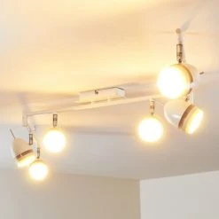 Hofstein Hamburg Deckenspot LED Weiß, 6-flammig 42 Hofstein Hamburg Deckenspot LED Weiß, 6-flammig -Bürolampen Verkäufe hamburg deckenspot h371 19