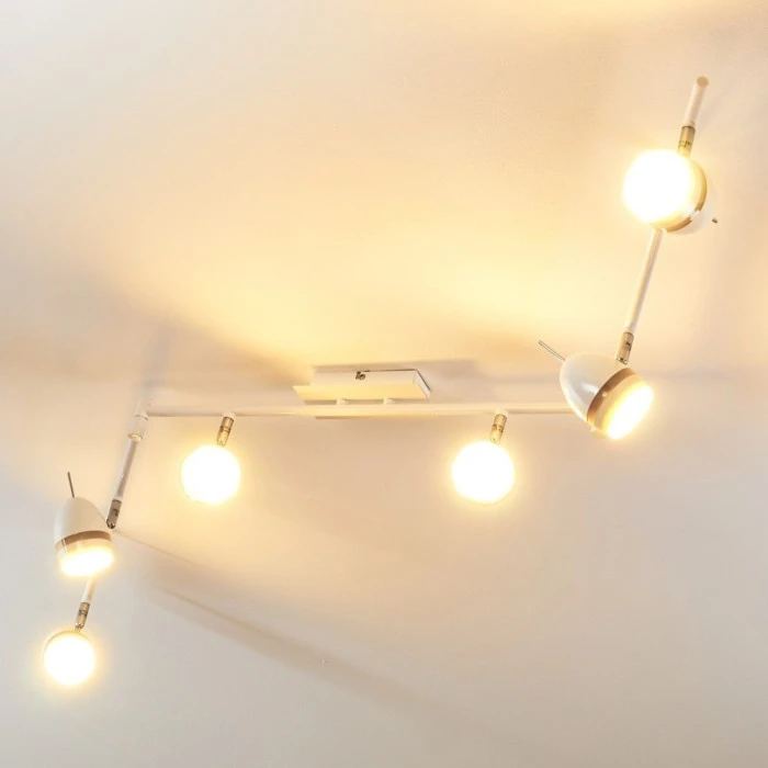 Hofstein Hamburg Deckenspot LED Weiß, 6-flammig 7 Hofstein Hamburg Deckenspot LED Weiß, 6-flammig – Bild 7