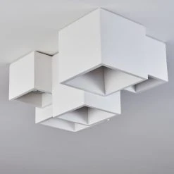 Hofstein Hatusao Deckenleuchte Wei&szlig;, 5-flammig -Bürolampen Verkäufe hatusao deckenleuchte h3439197 7