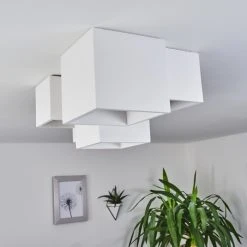 Hofstein Hatusao Deckenleuchte Wei&szlig;, 5-flammig -Bürolampen Verkäufe hatusao deckenleuchte h3439197 9