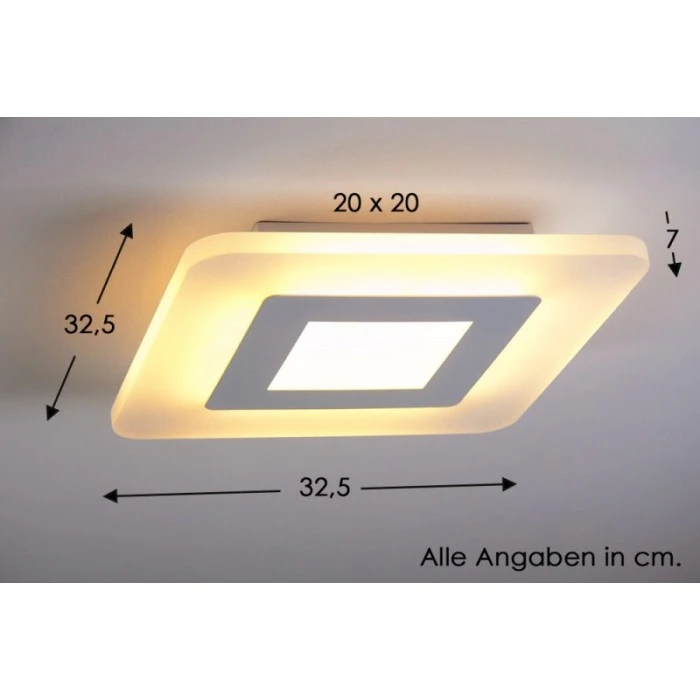 Helestra Deckenleuchte LED Aluminium, Weiß, 1-flammig 2 Helestra Deckenleuchte LED Aluminium, Weiß, 1-flammig – Bild 2