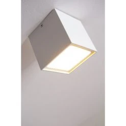 Helestra LED Deckenleuchte Aluminium, Weiß, 1-flammig -Bürolampen Verkäufe helestra led deckenleuchte 15 1558 07 do1 4