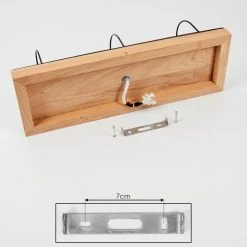 Hofstein Hodne Deckenleuchte Schwarz, Naturfarben, 2-flammig -Bürolampen Verkäufe hodne deckenleuchte h3434857 3