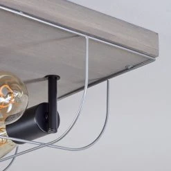 Hofstein Hodne Deckenleuchte Schwarz, Grau, Naturfarben, 4-flammig 12 Hofstein Hodne Deckenleuchte Schwarz, Grau, Naturfarben, 4-flammig -Bürolampen Verkäufe hodne deckenleuchte h3441749 2