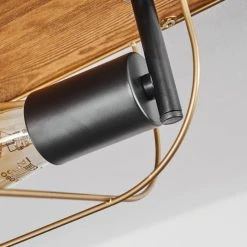 Hofstein Hodne Deckenleuchte Schwarz, Naturfarben, 3-flammig 14 Hofstein Hodne Deckenleuchte Schwarz, Naturfarben, 3-flammig -Bürolampen Verkäufe hodne deckenleuchte h3441800 4