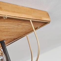 Hofstein Hodne Deckenleuchte Schwarz, Naturfarben, 4-flammig -Bürolampen Verkäufe hodne deckenleuchte h3441817 2