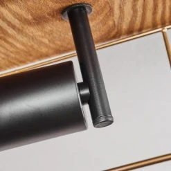 Hofstein Hodne Deckenleuchte Schwarz, Naturfarben, 4-flammig -Bürolampen Verkäufe hodne deckenleuchte h3441817 5