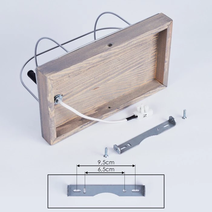 Hofstein Hodne Deckenleuchte Schwarz, Grau, Naturfarben, 1-flammig 5 Hofstein Hodne Deckenleuchte Schwarz, Grau, Naturfarben, 1-flammig – Bild 5