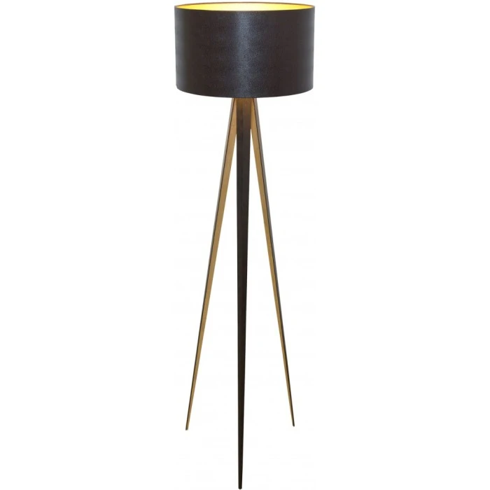 Holländer PETRA Bodenleuchte Schwarz, Braun, 1-flammig 2 Holländer PETRA Bodenleuchte Schwarz, Braun, 1-flammig – Bild 2