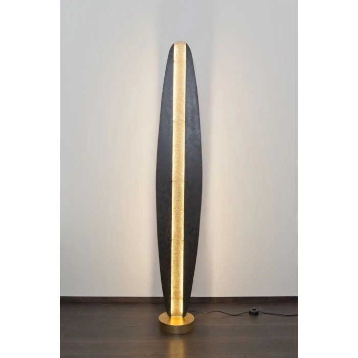 Holländer SIMBOLO Bodenleuchte LED Schwarz, Braun, Gold, 1-flammig 1 Holländer SIMBOLO Bodenleuchte LED Schwarz, Braun, Gold, 1-flammig