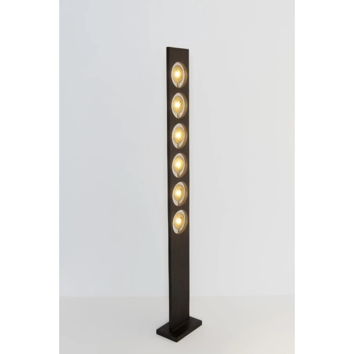 Holländer TENACIA Stehleuchte LED Braun, Gold, 6-flammig 3 Holländer TENACIA Stehleuchte LED Braun, Gold, 6-flammig – Bild 3