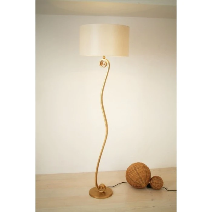 Holländer TROFEO Stehleuchte Weiß, Gold, 1-flammig 1 Holländer TROFEO Stehleuchte Weiß, Gold, 1-flammig