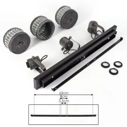 Hofstein Holsa Deckenleuchte Schwarz, 3-flammig -Bürolampen Verkäufe holsa deckenleuchte h3434932 4