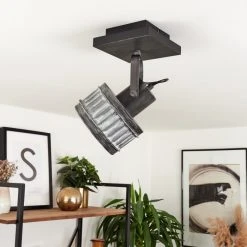 Hofstein Holsa Deckenleuchte Schwarz, 1-flammig -Bürolampen Verkäufe holsa deckenleuchte h3444160 11