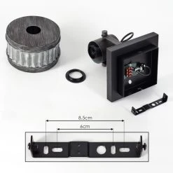 Hofstein Holsa Deckenleuchte Schwarz, 1-flammig -Bürolampen Verkäufe holsa deckenleuchte h3444160 4