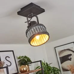 Hofstein Holsa Deckenleuchte Schwarz, 1-flammig -Bürolampen Verkäufe holsa deckenleuchte h3444160 6