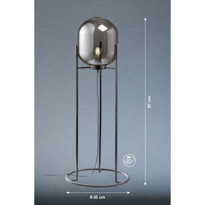 Honsel Leuchten Honsel Regi Stehleuchte Schwarz, 1-flammig 3 Honsel Leuchten Honsel Regi Stehleuchte Schwarz, 1-flammig – Bild 3