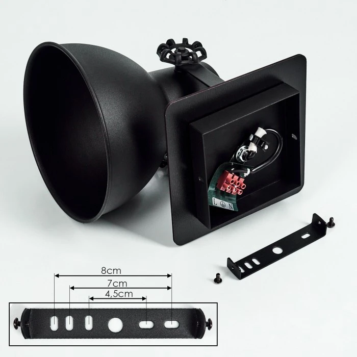 Hofstein Hora Deckenleuchte Schwarz, 1-flammig 5 Hofstein Hora Deckenleuchte Schwarz, 1-flammig – Bild 5