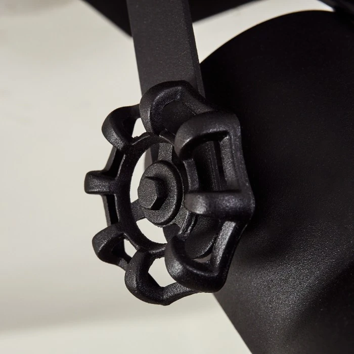 Hofstein Hora Deckenleuchte Schwarz, 1-flammig 6 Hofstein Hora Deckenleuchte Schwarz, 1-flammig – Bild 6