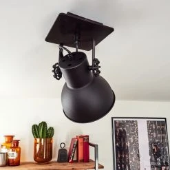 Hofstein Hora Deckenleuchte Schwarz, 1-flammig 22 Hofstein Hora Deckenleuchte Schwarz, 1-flammig -Bürolampen Verkäufe hora deckenleuchte h3433744 8