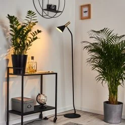 Hofstein Hybla Stehleuchte Schwarz, Gold, 1-flammig -Bürolampen Verkäufe hybla stehleuchte h3415276 12