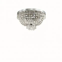 Ideallux Ideal Lux CAESAR Deckenleuchte Chrom, 5-flammig