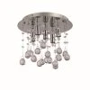Ideallux Ideal Lux MOONLIGHT Deckenleuchte Chrom, Kristalloptik, 5-flammig