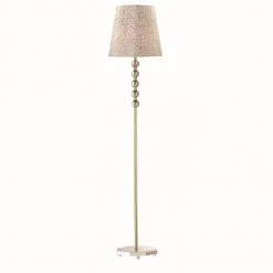 Ideallux Ideal Lux QUEEN Stehleuchte Gold, Transparent, Klar, 1-flammig