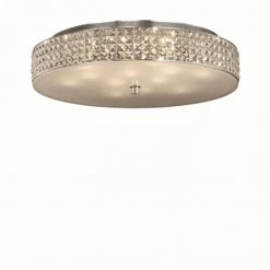 Ideallux Ideal Lux ROMA Deckenleuchte Chrom, Kristalloptik, 12-flammig