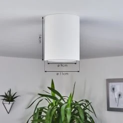 Hofstein Ililai Deckenleuchte Wei&szlig;, 1-flammig -Bürolampen Verkäufe ililai deckenleuchte h3439135 3