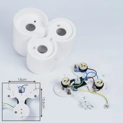 Hofstein Ililai Deckenleuchte Wei&szlig;, 3-flammig -Bürolampen Verkäufe ililai deckenleuchte h3439142 4