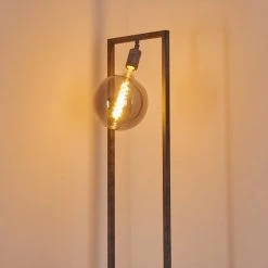 Hofstein Janskloster Stehleuchte Stahl gebürstet, 1-flammig -Bürolampen Verkäufe janskloster stehleuchte h3360811 11