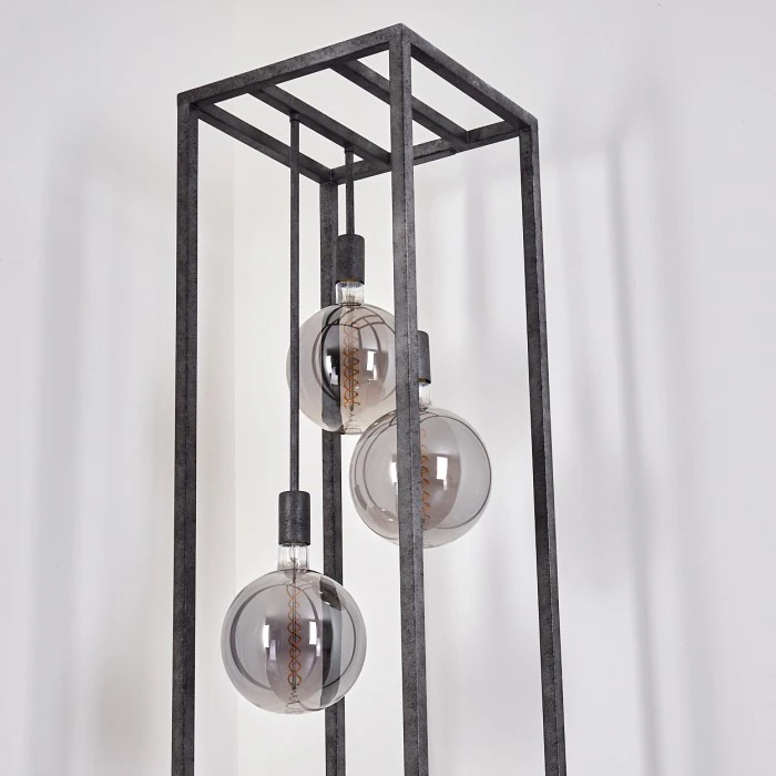 Hofstein Janskloster Stehleuchte Stahl gebürstet, 3-flammig 11 Hofstein Janskloster Stehleuchte Stahl gebürstet, 3-flammig – Bild 11