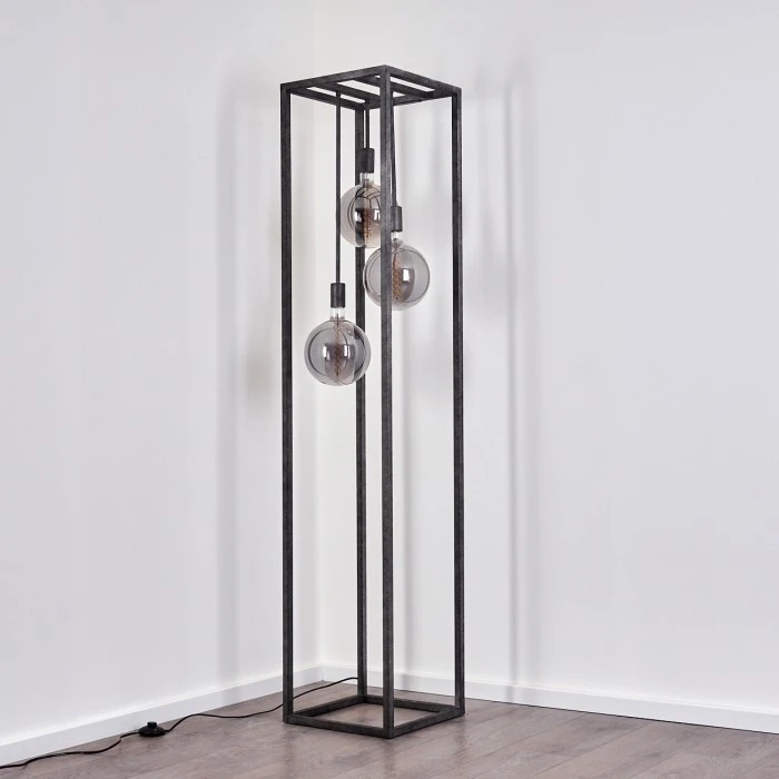 Hofstein Janskloster Stehleuchte Stahl gebürstet, 3-flammig 15 Hofstein Janskloster Stehleuchte Stahl gebürstet, 3-flammig – Bild 15