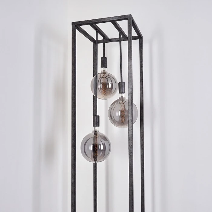 Hofstein Janskloster Stehleuchte Stahl gebürstet, 3-flammig 18 Hofstein Janskloster Stehleuchte Stahl gebürstet, 3-flammig – Bild 18