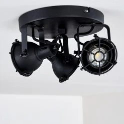 Hofstein Jonsered Deckenleuchte Schwarz, 3-flammig -Bürolampen Verkäufe jonsered deckenleuchte h3309476 10