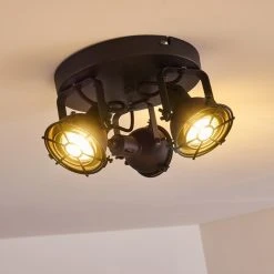 Hofstein Jonsered Deckenleuchte Schwarz, 3-flammig -Bürolampen Verkäufe jonsered deckenleuchte h3309476 2