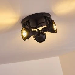Hofstein Jonsered Deckenleuchte Schwarz, 3-flammig -Bürolampen Verkäufe jonsered deckenleuchte h3309476 5