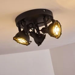 Hofstein Jonsered Deckenleuchte Schwarz, 3-flammig -Bürolampen Verkäufe jonsered deckenleuchte h3309476 6