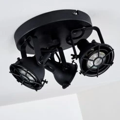 Hofstein Jonsered Deckenleuchte Schwarz, 3-flammig -Bürolampen Verkäufe jonsered deckenleuchte h3309476 8