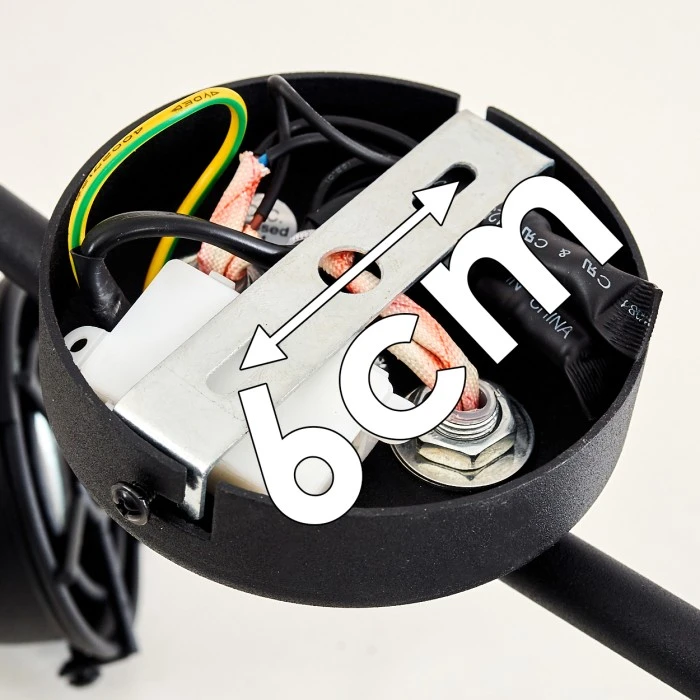 Hofstein Jonsered Deckenleuchte LED Schwarz, 4-flammig 18 Hofstein Jonsered Deckenleuchte LED Schwarz, 4-flammig – Bild 18