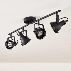 Hofstein Jonsered Deckenleuchte LED Schwarz, 4-flammig 23 Hofstein Jonsered Deckenleuchte LED Schwarz, 4-flammig -Bürolampen Verkäufe jonsered deckenleuchte h3355497 5