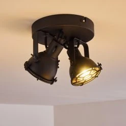 Hofstein Jonsered Deckenleuchte Schwarz, 2-flammig -Bürolampen Verkäufe jonsered deckenleuchte h3359075 6